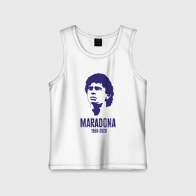 Детская майка хлопок с принтом Марадона в Рязани,  |  | argentina | diego | football | maradona | messi | аргентина | гол | диего | игрок | марадона | месси | мяч | рука бога | спорт | футбол | футболист | чемпион