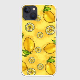 Чехол для iPhone 13 с принтом Лимончик в Рязани,  |  | вечеринка | другу | еда | лимон | подруге | фрукты