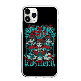 Чехол для iPhone 11 Pro матовый с принтом Blue BabyMetal в Рязани, Силикон |  | alternative | baby metal | babymetal | metall | music | rock | альтернатива | каваий метал | металл | музыка | рок