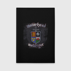 Обложка для автодокументов с принтом Shield of Motorhead в Рязани, натуральная кожа |  размер 19,9*13 см; внутри 4 больших “конверта” для документов и один маленький отдел — туда идеально встанут права | alternative | metall | motorhead | music | rock | альтернатива | металл | моторхед | моторхэд | музыка | рок