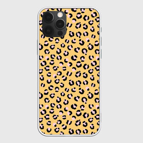 Чехол для iPhone 12 Pro Max с принтом Желтый леопардовый принт в Рязани, Силикон |  | Тематика изображения на принте: желтый | леопардовый принт | паттерн | пятна | пятнистый | розовый | текстура