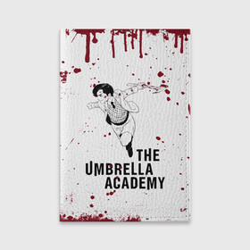 Обложка для паспорта матовая кожа с принтом Number 5 | The Umbrella Academy (Z) в Рязани, натуральная матовая кожа | размер 19,3 х 13,7 см; прозрачные пластиковые крепления | Тематика изображения на принте: 5 | dark horse comics | netflix | number 5 | the umbrella academy | umbrella | академия амбрелла | комикс | комильфо | номер 5 | реджинальд харгривз | харгривз | хэйзел