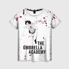 Женская футболка 3D с принтом Number 5 | The Umbrella Academy (Z) в Рязани, 100% полиэфир ( синтетическое хлопкоподобное полотно) | прямой крой, круглый вырез горловины, длина до линии бедер | 5 | dark horse comics | netflix | number 5 | the umbrella academy | umbrella | академия амбрелла | комикс | комильфо | номер 5 | реджинальд харгривз | харгривз | хэйзел