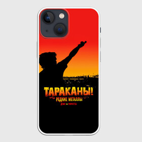 Чехол для iPhone 13 mini с принтом Тараканы РЕДКИЕ МЕТАЛЛЫ в Рязани,  |  | band | cockroaches | dmitry spirin | feelee records | four cockroaches | navigator records | rock group | tarakany | аиб records | альтернативный | бенд | бэнд | дмитрий спирин | панк | поп | рок группа | таракан | тараканы | фг никитин | четыре таракана