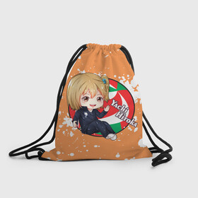 Рюкзак-мешок 3D с принтом Yachi Hitoka | Haikyu | Волейбол (Z) в Рязани, 100% полиэстер | плотность ткани — 200 г/м2, размер — 35 х 45 см; лямки — толстые шнурки, застежка на шнуровке, без карманов и подкладки | haikuu | haikyu | haikyuu | yachi hitoka | волейбол | спортивная манга | хайку | хайкю