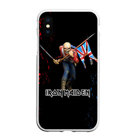 Чехол для iPhone XS Max матовый с принтом IRON MAIDEN | АЙРОН МЕЙДЕН (Z) в Рязани, Силикон | Область печати: задняя сторона чехла, без боковых панелей | dave | iron maiden | murray | music | percy harris | rock | адриан смит | айрон мэйден | брюс дикинсон | дэйв мюррей | железная дева | музик | нико макбрэйн | рок | стив харрис | ужасы | хеви метал | яник герс