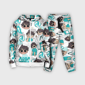 Детский костюм 3D с принтом ТООРУ ОЙКАВА   OIKAWA TORU в Рязани,  |  | anime | aoba johsai | haikyu | manga | oikawa toru | pattern. | аниме | аобаджосай | волейбол | герой | манга | персонаж | тоору ойкава | узор