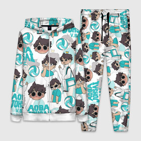 Женский костюм 3D с принтом ТООРУ ОЙКАВА   OIKAWA TORU в Рязани,  |  | anime | aoba johsai | haikyu | manga | oikawa toru | pattern. | аниме | аобаджосай | волейбол | герой | манга | персонаж | тоору ойкава | узор