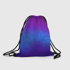 Рюкзак-мешок 3D с принтом Leather gradient в Рязани, 100% полиэстер | плотность ткани — 200 г/м2, размер — 35 х 45 см; лямки — толстые шнурки, застежка на шнуровке, без карманов и подкладки | градиент | кожа | кожа градиент | кожанная куртка | синие тона | синий градиент | текстура