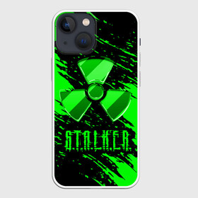 Чехол для iPhone 13 mini с принтом S.T.A.L.K.E.R.  NEON | СТАЛКЕР в Рязани,  |  | game | stalker | stalker 2 | зона | игра | радиация | сталкер | сталкер 2 | чернобыль