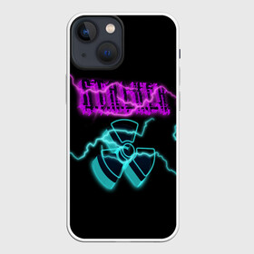 Чехол для iPhone 13 mini с принтом STALKER LIGHTNING STRIKE в Рязани,  |  | game | neon | stalker | stalker 2 | зона | игра | молния | неон | радиация | сталкер | сталкер 2 | чернобыль