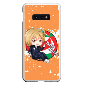 Чехол для Samsung S10E с принтом Yachi Hitoka | Haikyu | Волейбол (Z) в Рязани, Силикон | Область печати: задняя сторона чехла, без боковых панелей | haikuu | haikyu | haikyuu | yachi hitoka | волейбол | сёё | сёё хината | спортивная манга | хайку | хайкю | хината