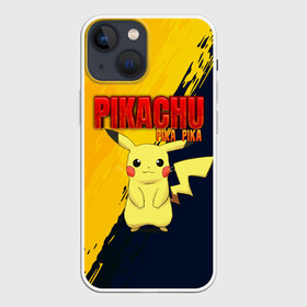 Чехол для iPhone 13 mini с принтом PIKACHU PIKA PIKA | ПИКАЧУ в Рязани,  |  | pika | pikachu | аниме | игры | пика | пикачу | покемон | покемоны