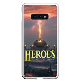 Чехол для Samsung S10E с принтом Heroes of Might and Magic | HoM (Z) в Рязани, Силикон | Область печати: задняя сторона чехла, без боковых панелей | heroes | heroes of might and magic | hom | oldskull | герои | герои меча | герои меча и магии | олдскулл