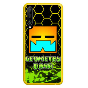 Чехол для Honor P30 с принтом Geometry Dash (Классика) в Рязани, Силикон | Область печати: задняя сторона чехла, без боковых панелей | Тематика изображения на принте: dash | geometry | geometry dash | геометри десш | квадрат | мобильная игра | шеометри даш