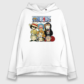 Женское худи Oversize хлопок с принтом One Piece пираты Соломенной Шляпы в Рязани, френч-терри — 70% хлопок, 30% полиэстер. Мягкий теплый начес внутри —100% хлопок | боковые карманы, эластичные манжеты и нижняя кромка, капюшон на магнитной кнопке | anime | manga | monkey d. luffy | one piece | аниме | большой куш | ван пис | вон пис | гол д. роджер | кайдо | король пиратов | луфи | луффи | манга | манки д. луффи | нами | нико робин | пират | портгас д. эйс | ророноа зоро