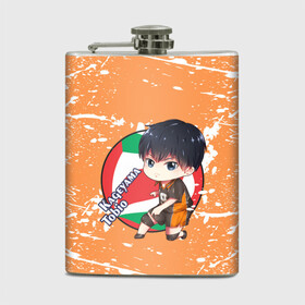 Фляга с принтом Kageyama tobio | Haikyu (Z) в Рязани, металлический корпус | емкость 0,22 л, размер 125 х 94 мм. Виниловая наклейка запечатывается полностью | Тематика изображения на принте: haikuu | haikyu | haikyuu | kageyama | kageyama tobio | tobio | волейбол | спортивная манга | хайку | хайкю