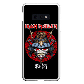 Чехол для Samsung S10E с принтом Iron Maiden, Senjutsu в Рязани, Силикон | Область печати: задняя сторона чехла, без боковых панелей | iron maiden | senjutsu | айрон мейден | группы | музыка | рок | самурпй | хеви метал | череп