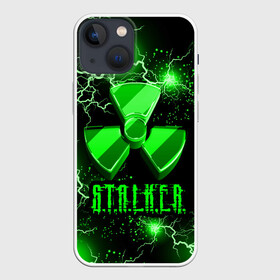 Чехол для iPhone 13 mini с принтом S.T.A.L.K.E.R.  NEON МОЛНИЯ в Рязани,  |  | game | stalker | stalker 2 | зона | игра | неон | радиация | сталкер | сталкер 2 | чернобыль