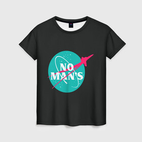 Женская футболка 3D с принтом To the star в Рязани, 100% полиэфир ( синтетическое хлопкоподобное полотно) | прямой крой, круглый вырез горловины, длина до линии бедер | game | games | no mans sky | no men sky | space | выжывалка | игра | игры | космические корабли | космический корабль | космос | ноу менс скай | планеты | путешествие | путешествия