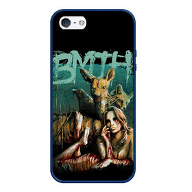 Чехол для iPhone 5/5S матовый с принтом Bring Me the Horizon в Рязани, Силикон | Область печати: задняя сторона чехла, без боковых панелей | bmth | bring me the horizon | horizon | группы | музыка | рок