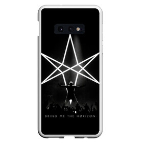 Чехол для Samsung S10E с принтом Bring Me the Horizon концерт в Рязани, Силикон | Область печати: задняя сторона чехла, без боковых панелей | Тематика изображения на принте: bmth | bring me the horizon | horizon | группы | музыка | рок