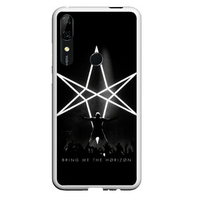 Чехол для Honor P Smart Z с принтом Bring Me the Horizon концерт в Рязани, Силикон | Область печати: задняя сторона чехла, без боковых панелей | Тематика изображения на принте: bmth | bring me the horizon | horizon | группы | музыка | рок