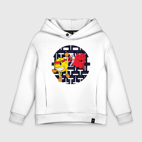 Детское худи Oversize хлопок с принтом Pac-Man в Рязани, френч-терри — 70% хлопок, 30% полиэстер. Мягкий теплый начес внутри —100% хлопок | боковые карманы, эластичные манжеты и нижняя кромка, капюшон на магнитной кнопке | game | gamer | gaming | nds | nintendo | pac man | ps3 | ps4 | psp | wii | xbox | аркада | джойстик | игра | игровая приставка | игры | классика игр | контроллер | пакман