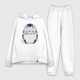 Женский костюм хлопок Oversize с принтом Totoro Frieza в Рязани,  |  | dragon ball | frieza | ghibli | japan | nature | neigbor | totoro | анимация | аниме | гибли | друг | животные | лес | манга | милый | миядзаки | мой сосед тоторо | мульт | мультфильм | природа | сосед | торияма | тоторо | фриза