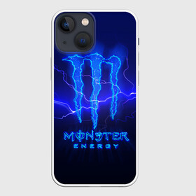 Чехол для iPhone 13 mini с принтом MONSTER ENERGY МОЛНИЯ в Рязани,  |  | monster | monster energy | монстер | монстер енерджи | монстер енэрджи | монстер энерджи | энергетик | энергетический напиток