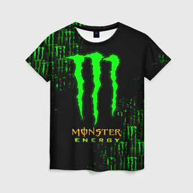 Женская футболка 3D с принтом MONSTER ENERGY NEON | МОНСТЕР в Рязани, 100% полиэфир ( синтетическое хлопкоподобное полотно) | прямой крой, круглый вырез горловины, длина до линии бедер | monster | monster energy | монстер | монстер енерджи | монстер енэрджи | монстер энерджи | неон | энергетик | энергетический напиток