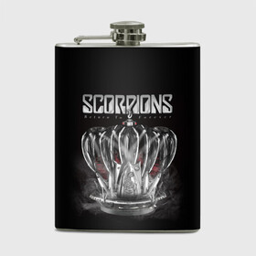 Фляга с принтом SCORPIONS в Рязани, металлический корпус | емкость 0,22 л, размер 125 х 94 мм. Виниловая наклейка запечатывается полностью | chainge | forever | germany | grunge | king | metal | music | punk | return | rock | scorpions | wind | ветер | германия | гранж | корона | метал | панк | перемен | рок | скорпионс | хард рок