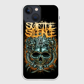 Чехол для iPhone 13 mini с принтом Suicide Silence в Рязани,  |  | metal | suicide silence | грув метал | группы | дэткор | метал | музыка | ню метал | рок