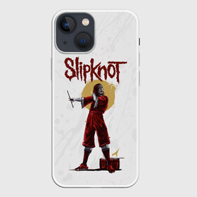 Чехол для iPhone 13 mini с принтом SLIPKNOT | СЛИПКНОТ (Z) в Рязани,  |  | joey jordison | rock | slipknot | джордисон джои | петля | рок | скользящий узел | слипкнот | тяжелый рок | удавка