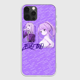 Чехол для iPhone 12 Pro Max с принтом Zero Two в прямоугольнике в Рязани, Силикон |  | darling | darling in the franxx | zero two | вайфу | зеро ту | код 002 | любимый во франксе | франкс