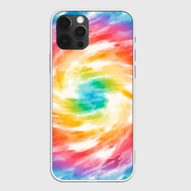 Чехол для iPhone 12 Pro Max с принтом РАДУЖНЫЙ УРАГАН | HURRICANE (Z) в Рязани, Силикон |  | color | dirty | paints | texture | брызги | брызги красок | вихрь | краски | радужный ураган | текстура | ураган