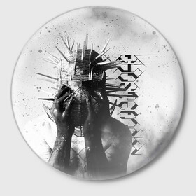 Значок с принтом Ghostemane в Рязани,  металл | круглая форма, металлическая застежка в виде булавки | anti icon | ghostemane | ill biz | mercury | noise | young crowley | гостмейн | рэп | рэпер | эрик уитни