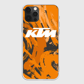 Чехол для iPhone 12 Pro Max с принтом KTM | КТМ (Z) в Рязани, Силикон |  | Тематика изображения на принте: enduro | grange | ktm | moto | moto sport | motocycle | sportmotorcycle | гранж | ктм | мото | мото спорт | мотоспорт | спорт мото