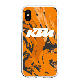 Чехол для iPhone XS Max матовый с принтом KTM | КТМ (Z) в Рязани, Силикон | Область печати: задняя сторона чехла, без боковых панелей | Тематика изображения на принте: enduro | grange | ktm | moto | moto sport | motocycle | sportmotorcycle | гранж | ктм | мото | мото спорт | мотоспорт | спорт мото