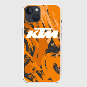 Чехол для iPhone 13 с принтом KTM | КТМ (Z) в Рязани,  |  | enduro | grange | ktm | moto | moto sport | motocycle | sportmotorcycle | гранж | ктм | мото | мото спорт | мотоспорт | спорт мото
