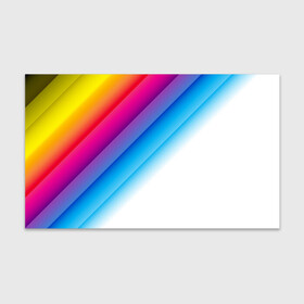 Бумага для упаковки 3D с принтом РАДУЖНЫЕ ПОЛОСЫ | RAINBOW (Z) в Рязани, пластик и полированная сталь | круглая форма, металлическое крепление в виде кольца | Тематика изображения на принте: abstraction | colors | geometry | lines | paints | rainbow | stripes | texture | абстракция | краски | полосы | радуга | радужные полосы | текстура