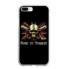 Чехол для iPhone 7Plus/8 Plus матовый с принтом Road to Nowhere - Bullet For My Valentine в Рязани, Силикон | Область печати: задняя сторона чехла, без боковых панелей | bullet for my valentine | jeff killed john | matthew tuck | michael paget | булет фор май валентайн | джефф убил джона | майкл пэджет | метал | музыка | мэтт | мэттью так | пуля для моей возлюбленной | рок группа