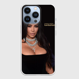 Чехол для iPhone 13 Pro с принтом Ким Кардашьян в Рязани,  |  | armenian | black dress | celebrity | kardashian family | kim kardashian | армянка | знаменитость | ким кардашьян | семейство кардашьян | черное платье