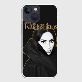 Чехол для iPhone 13 mini с принтом Ким Кардашьян в Рязани,  |  | armenian | black dress | celebrity | kardashian family | kim kardashian | армянка | знаменитость | ким кардашьян | семейство кардашьян | черное платье