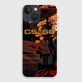 Чехол для iPhone 13 mini с принтом HOWL | ВОЙ СКИН | CS в Рязани,  |  | awp | counter strike | cs go | howl | skin cs | team cs | вой | скины оружия