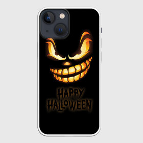 Чехол для iPhone 13 mini с принтом Happy Halloween в Рязани,  |  | halloween | holiday | pumpkin | samayn | vampire | zombie | вампир | ведьма | вечеринка | день всех святых | зомби | карнавал | маскарад | мертвец | оборотень | привидение | самайн | светильник джека | страшный джек | труп