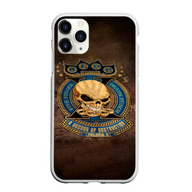 Чехол для iPhone 11 Pro матовый с принтом A Decade of Destruction - Five Finger Death Punch в Рязани, Силикон |  | 5fdp | 5фдп | ffdp | five finger death punch | ivan lewis greening | ivan moody | айвен льюис грининг | метал группа | рок группа | файв фингер дед панч | ффдп