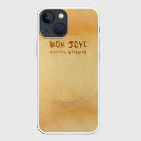 Чехол для iPhone 13 mini с принтом Burning Bridges   Bon Jovi в Рязани,  |  | bon jovi | john | альбом | арена | бон | бон джови | глэм | группа | джови | джон | метал | музыка | надпись | песни | поп | попрок | рок | рокер | смайл | солист | софт | стена | хард | хеви | хевиметал