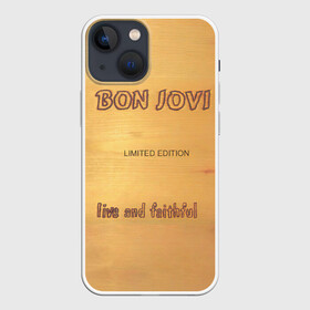 Чехол для iPhone 13 mini с принтом Live and Faithful   Bon Jovi в Рязани,  |  | bon jovi | john | альбом | арена | бон | бон джови | глэм | группа | джови | джон | метал | музыка | надпись | песни | поп | попрок | рок | рокер | смайл | солист | софт | стена | хард | хеви | хевиметал