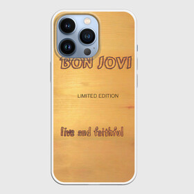 Чехол для iPhone 13 Pro с принтом Live and Faithful   Bon Jovi в Рязани,  |  | bon jovi | john | альбом | арена | бон | бон джови | глэм | группа | джови | джон | метал | музыка | надпись | песни | поп | попрок | рок | рокер | смайл | солист | софт | стена | хард | хеви | хевиметал